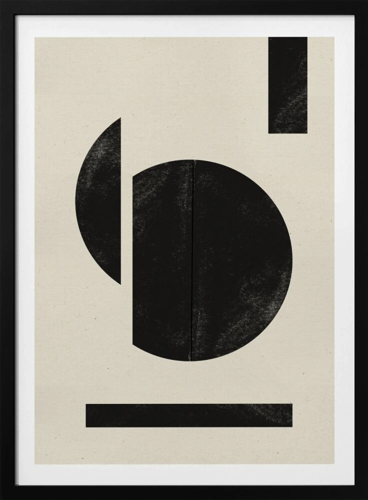 Geometrisch contrast | Poster