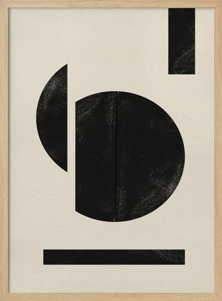 Geometrisch contrast | Poster