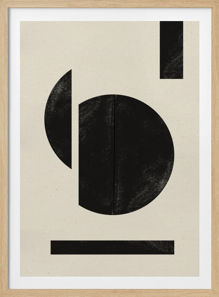 Geometrisch contrast | Poster