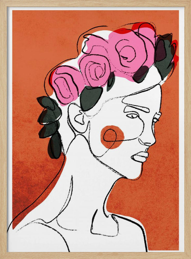 Bloemencontemplatie | Poster