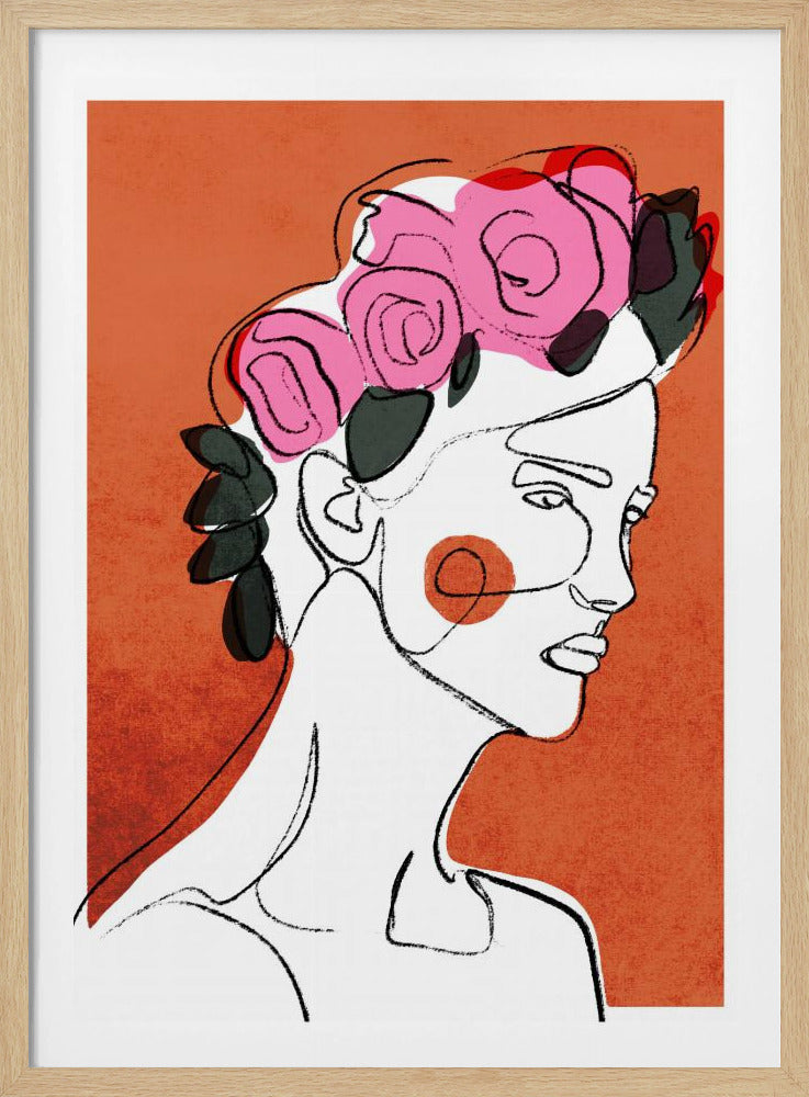 Bloemencontemplatie | Poster