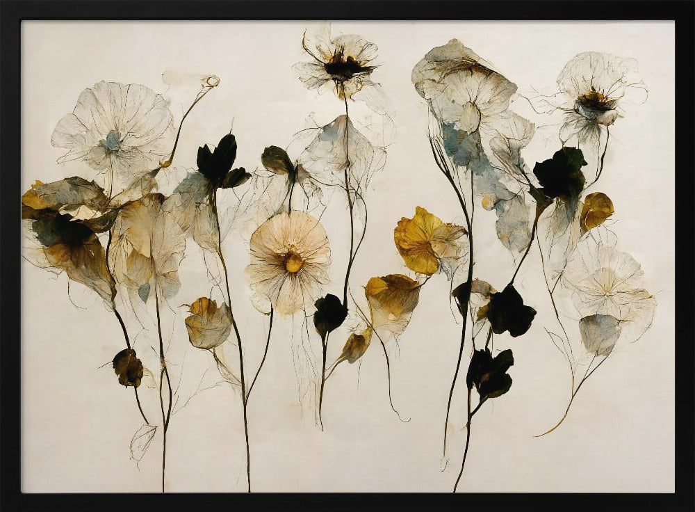 Prachtige droge bloemen | Poster