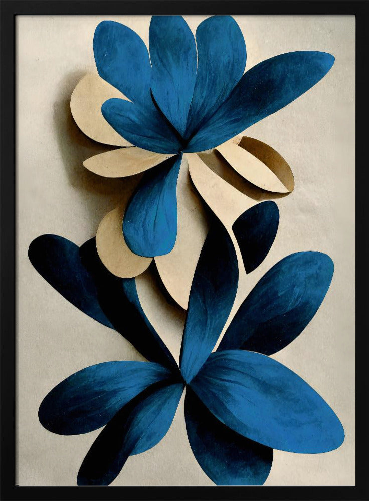 Blauwe Nymphaea | Poster
