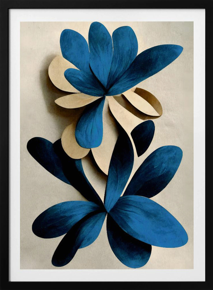 Blauwe Nymphaea | Poster