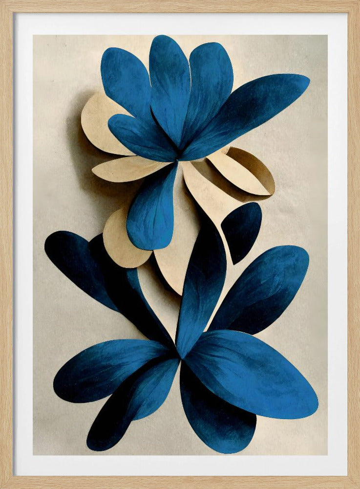 Blauwe Nymphaea | Poster