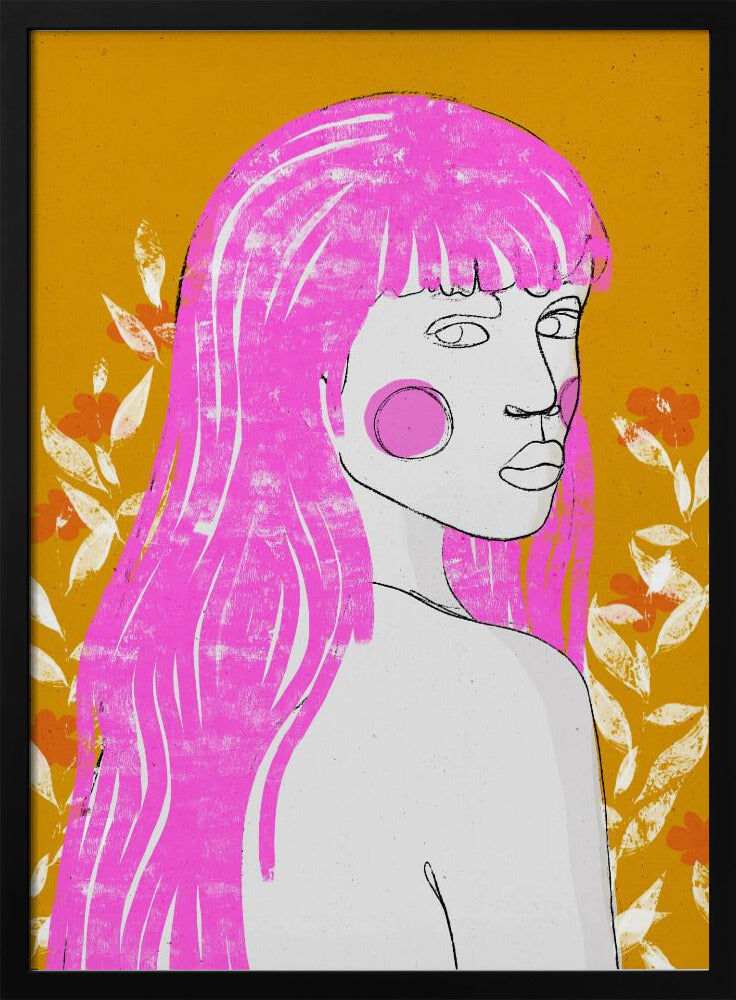 Roze fluisterblik | Poster