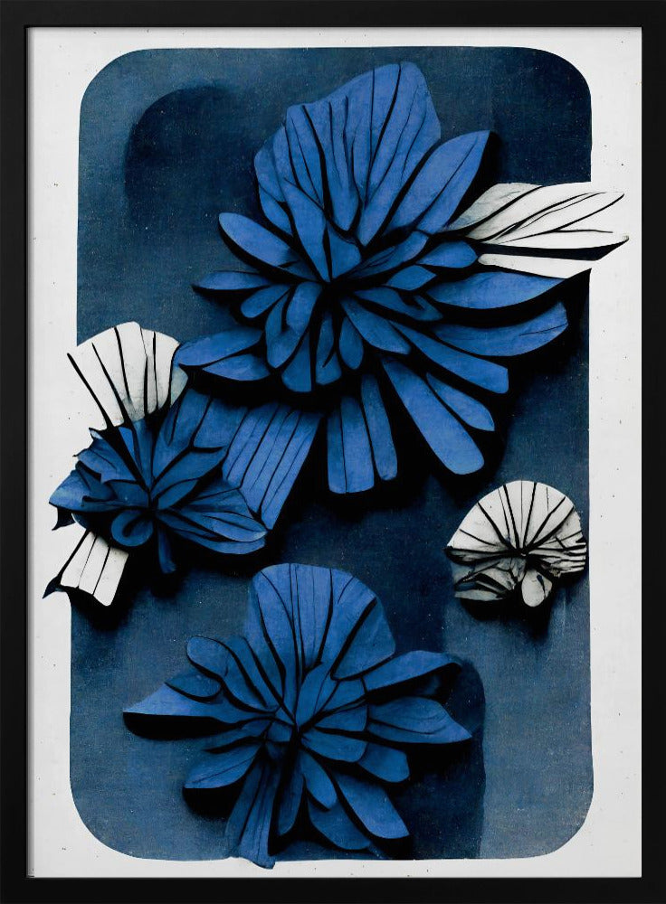 Diepte van de blauwe bloesem | Poster