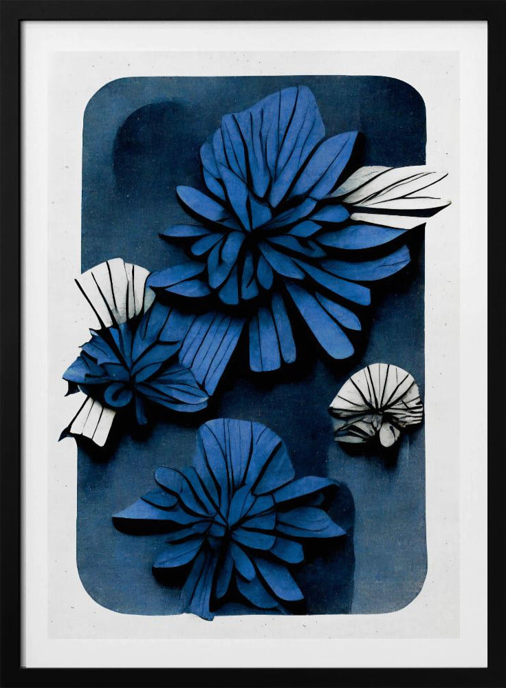 Diepte van de blauwe bloesem | Poster