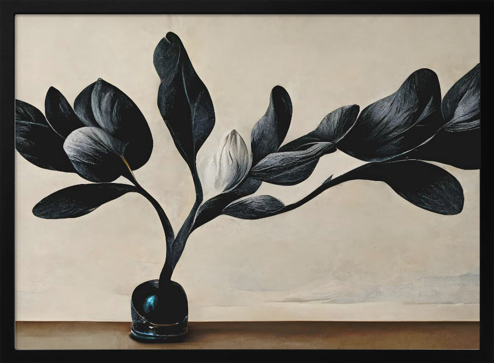 Zwarte Magnolia | Poster