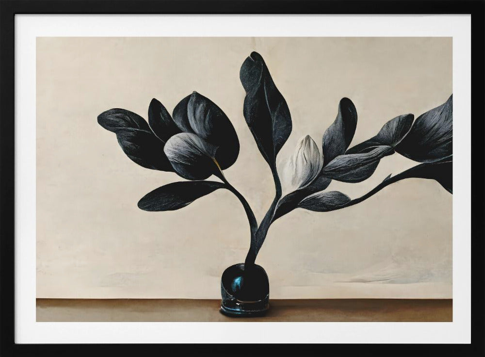 Zwarte Magnolia | Poster