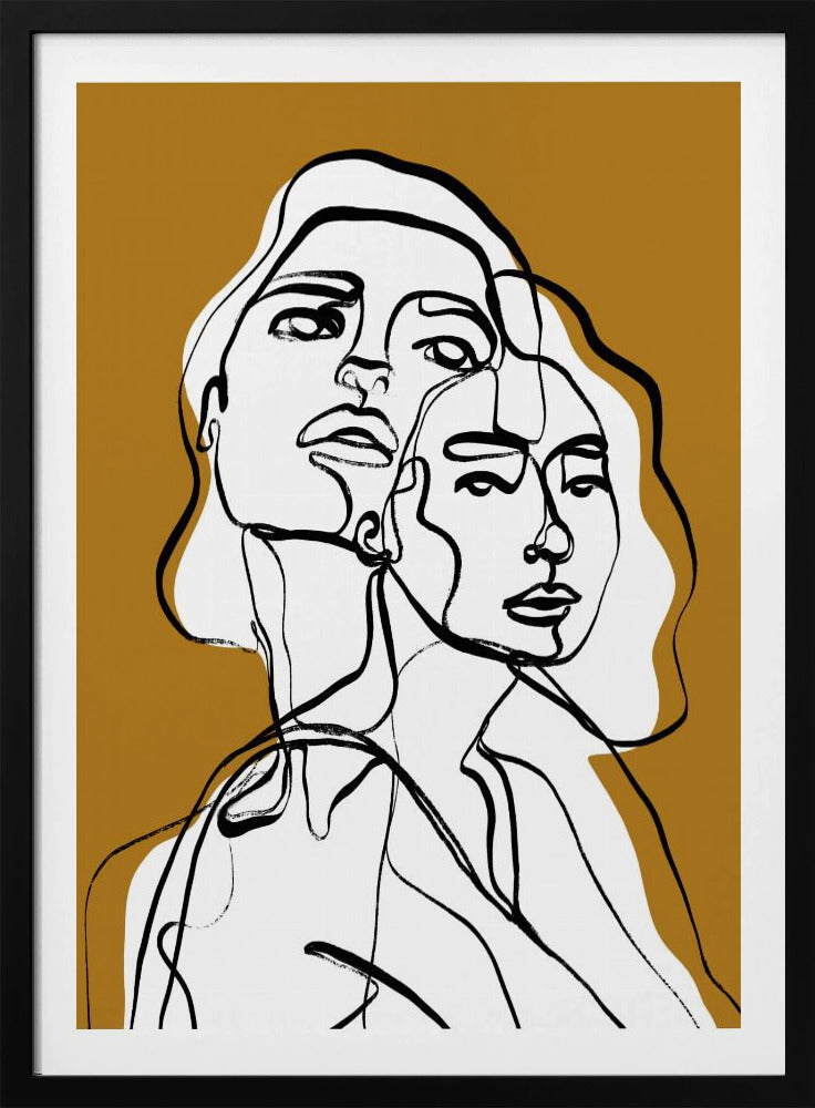 Verweven gezichten | Poster