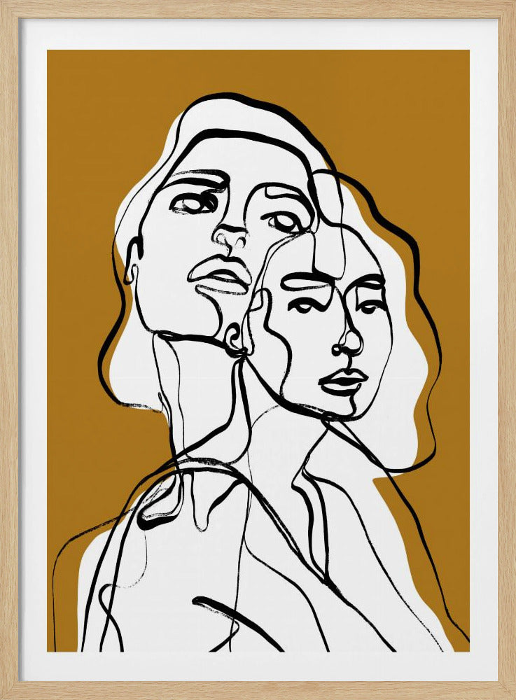 Verweven gezichten | Poster