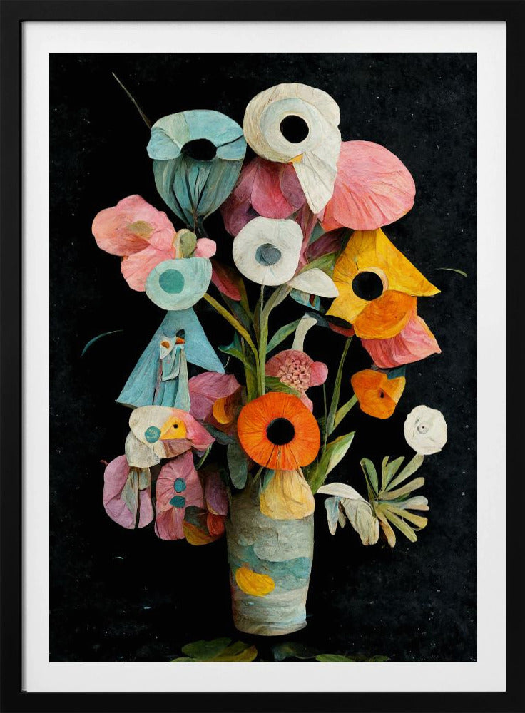 Bloemengril | Poster