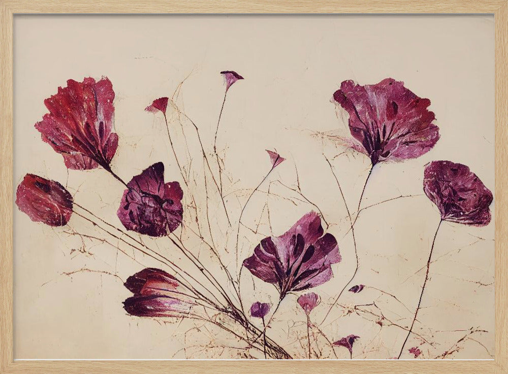 Crimson Bloom Dans | Poster