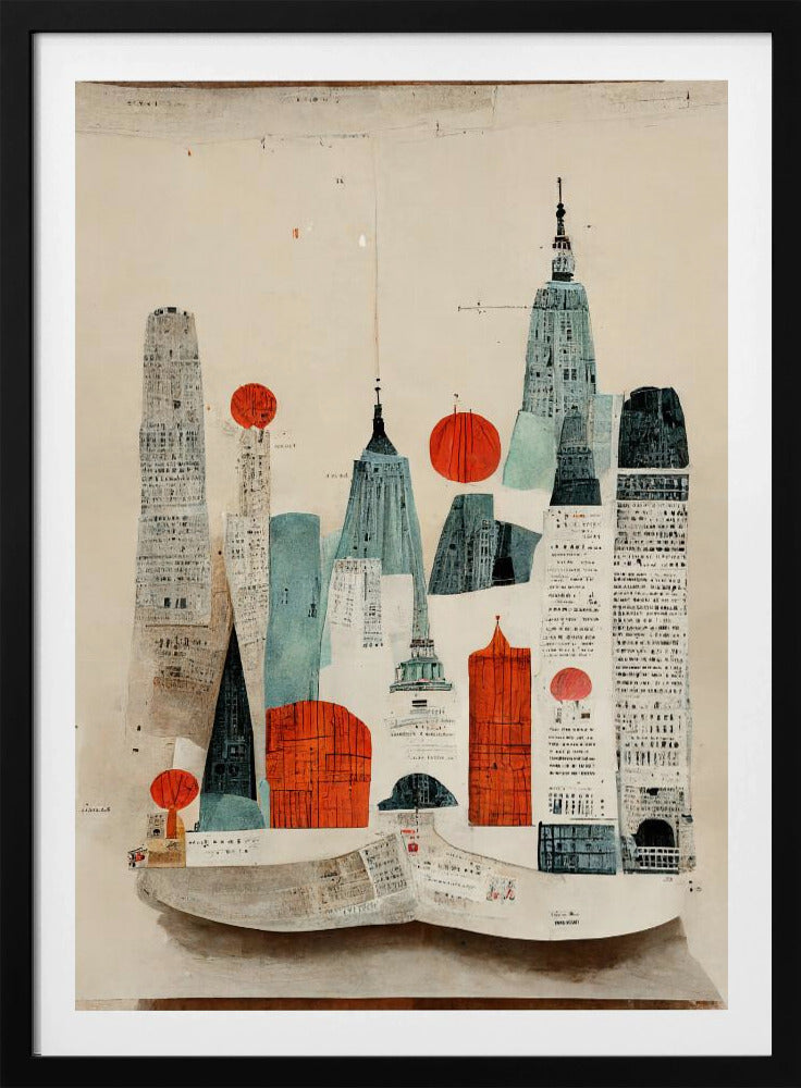 Stadsgezichtcollage | Poster