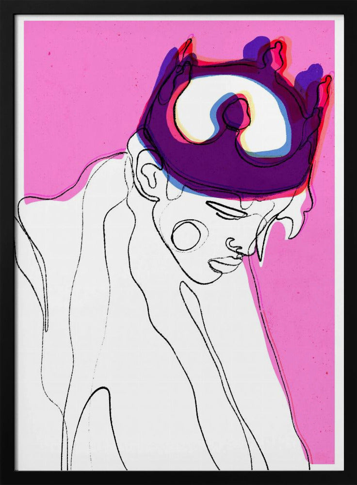 Gekroonde Weerspiegeling | Poster