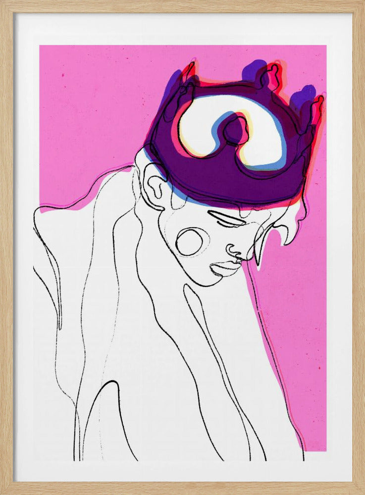 Gekroonde Weerspiegeling | Poster