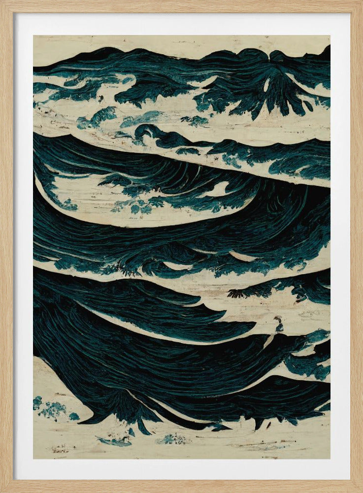 Turbulente golven | Poster