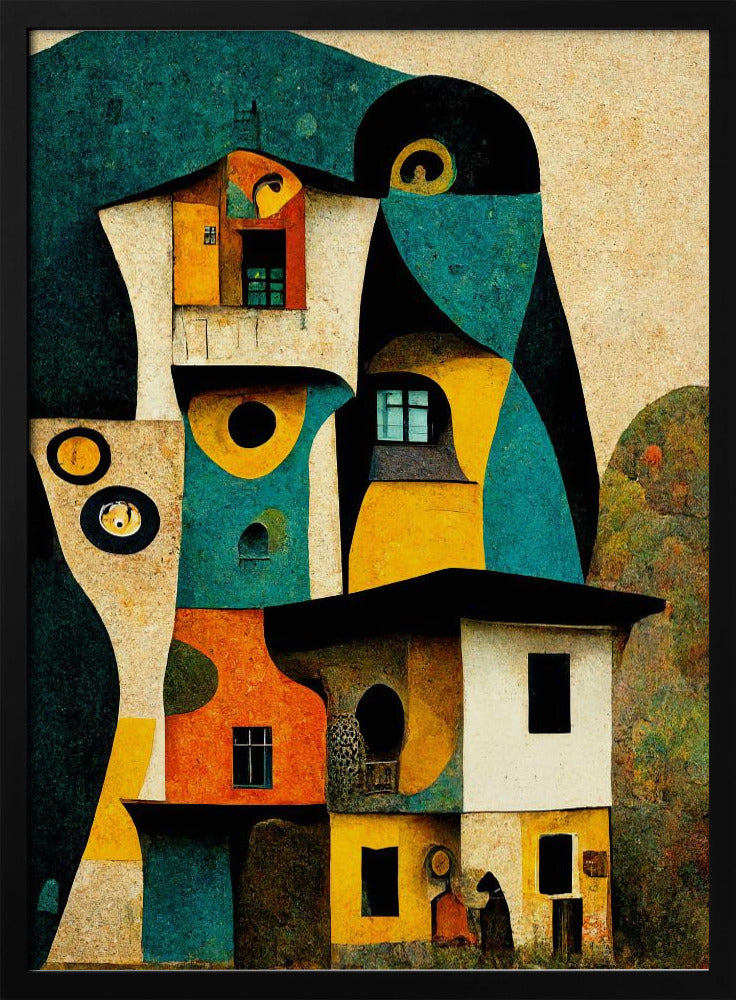 Grillige woningen | Poster