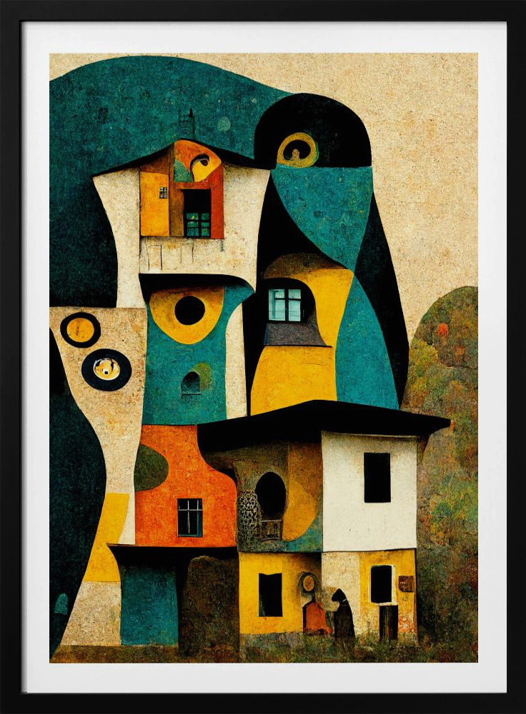 Grillige woningen | Poster