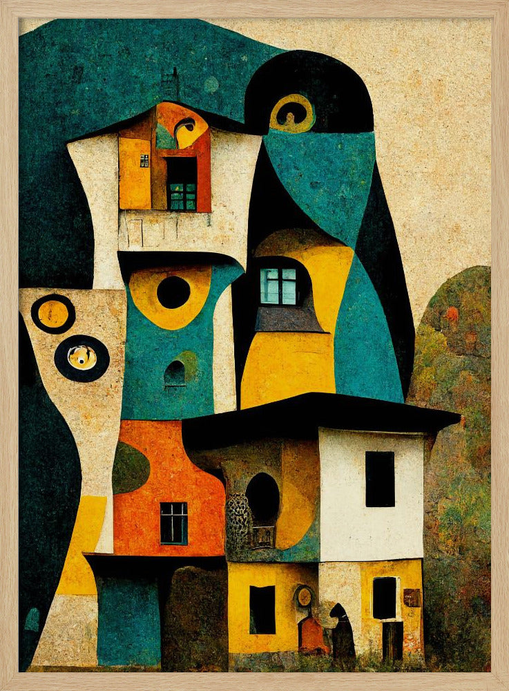 Grillige woningen | Poster