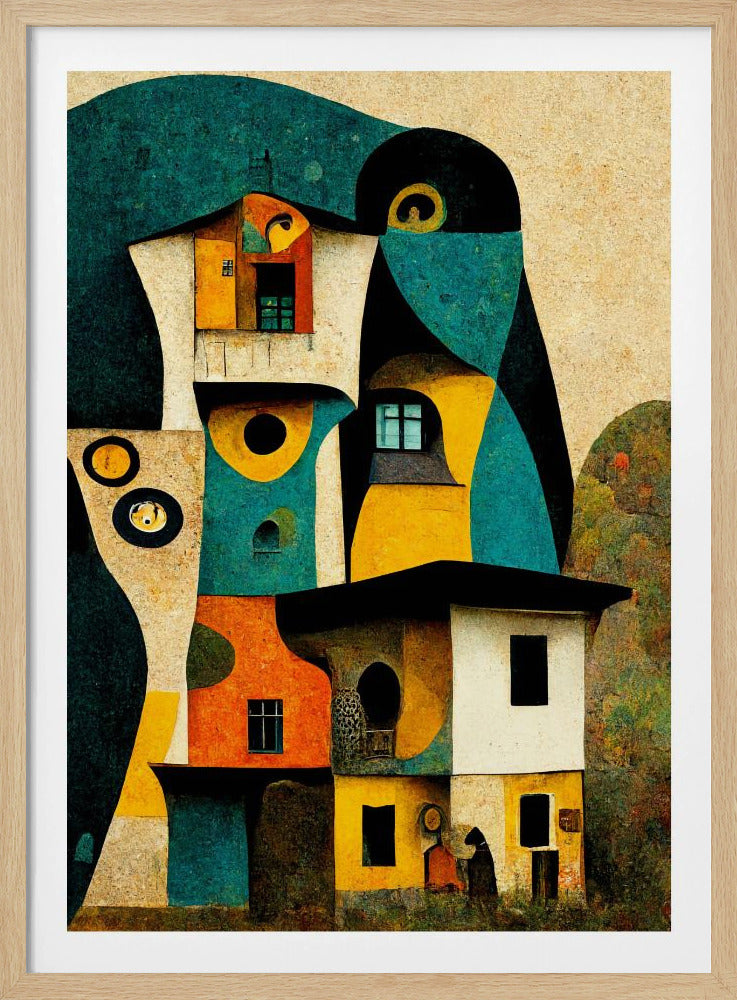 Grillige woningen | Poster