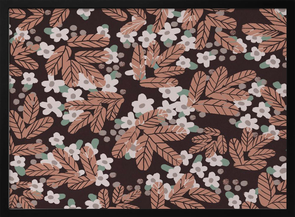 Herfstbloesempatroon | Poster