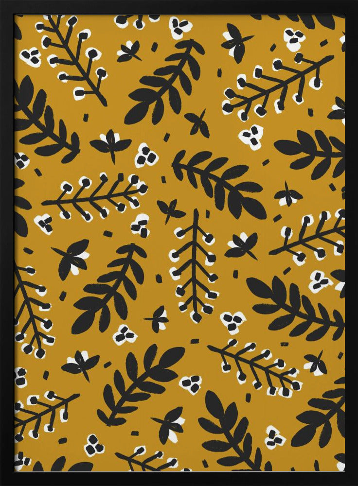 Gouden Botanische Gelukzaligheid | Poster