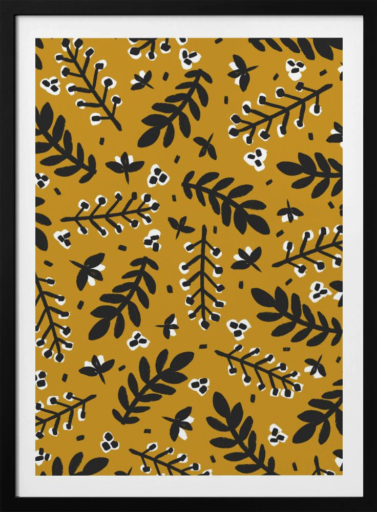Gouden Botanische Gelukzaligheid | Poster