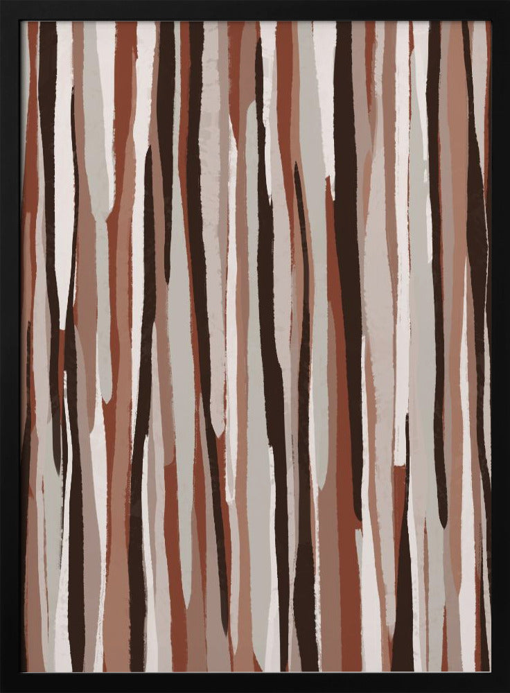 Verticale aardtinten | Poster