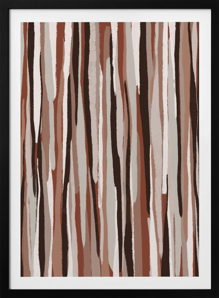 Verticale aardtinten | Poster