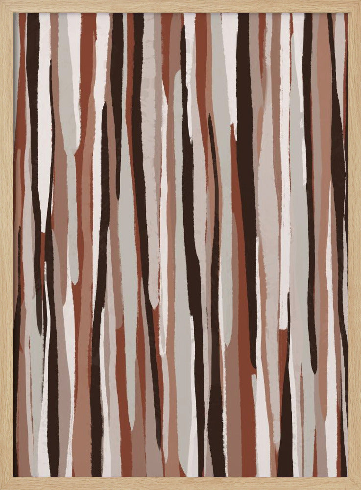 Verticale aardtinten | Poster