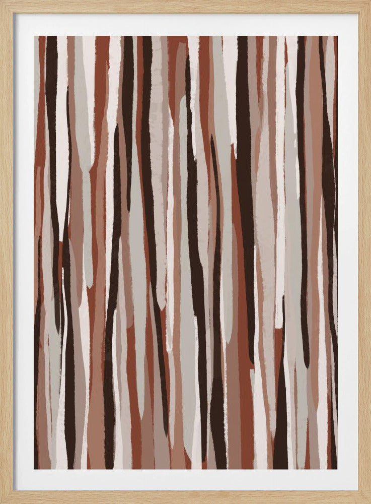 Verticale aardtinten | Poster