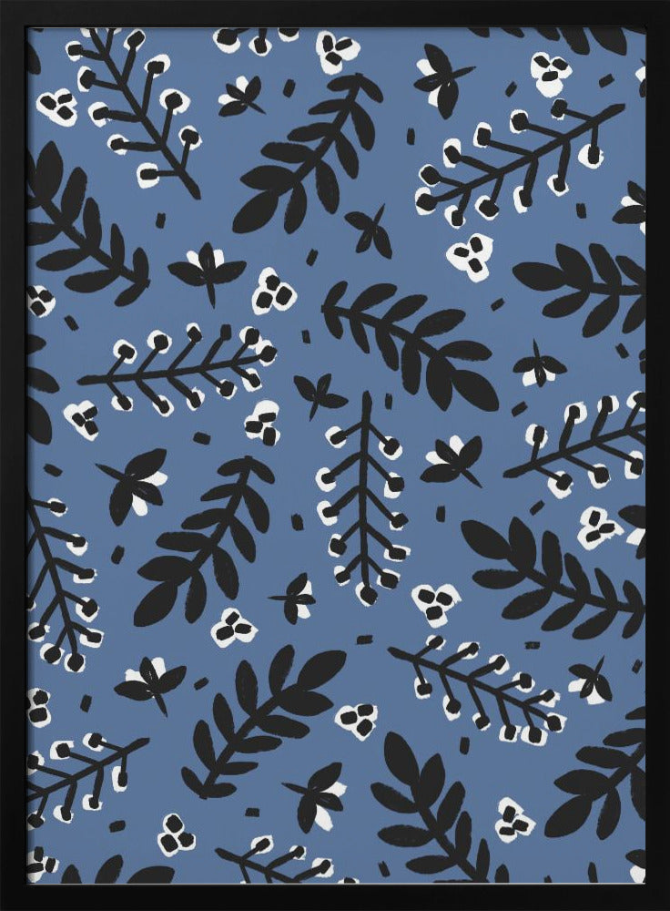 Leafy Nightscape | Poster