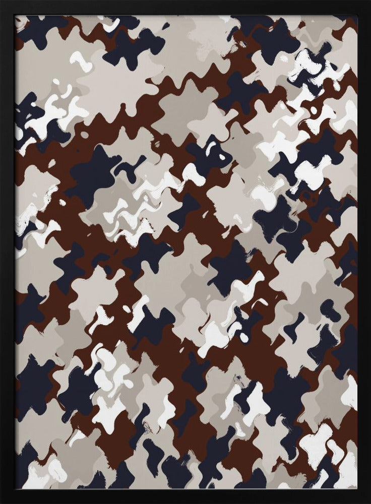 Abstract golvenlandschap | Poster