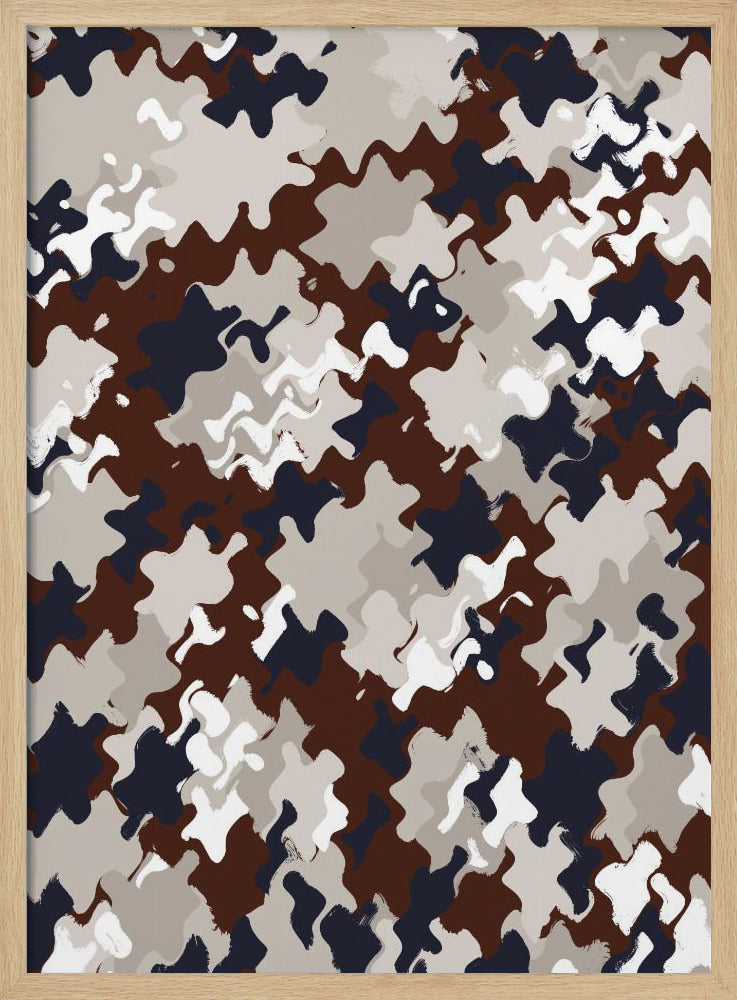 Abstract golvenlandschap | Poster