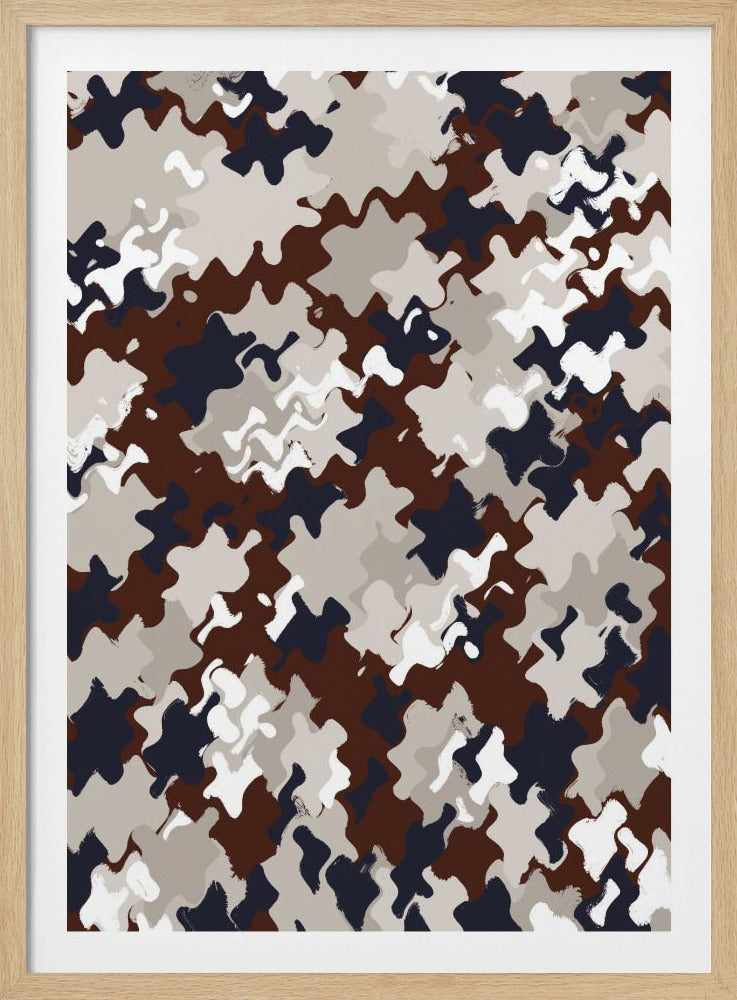 Abstract golvenlandschap | Poster