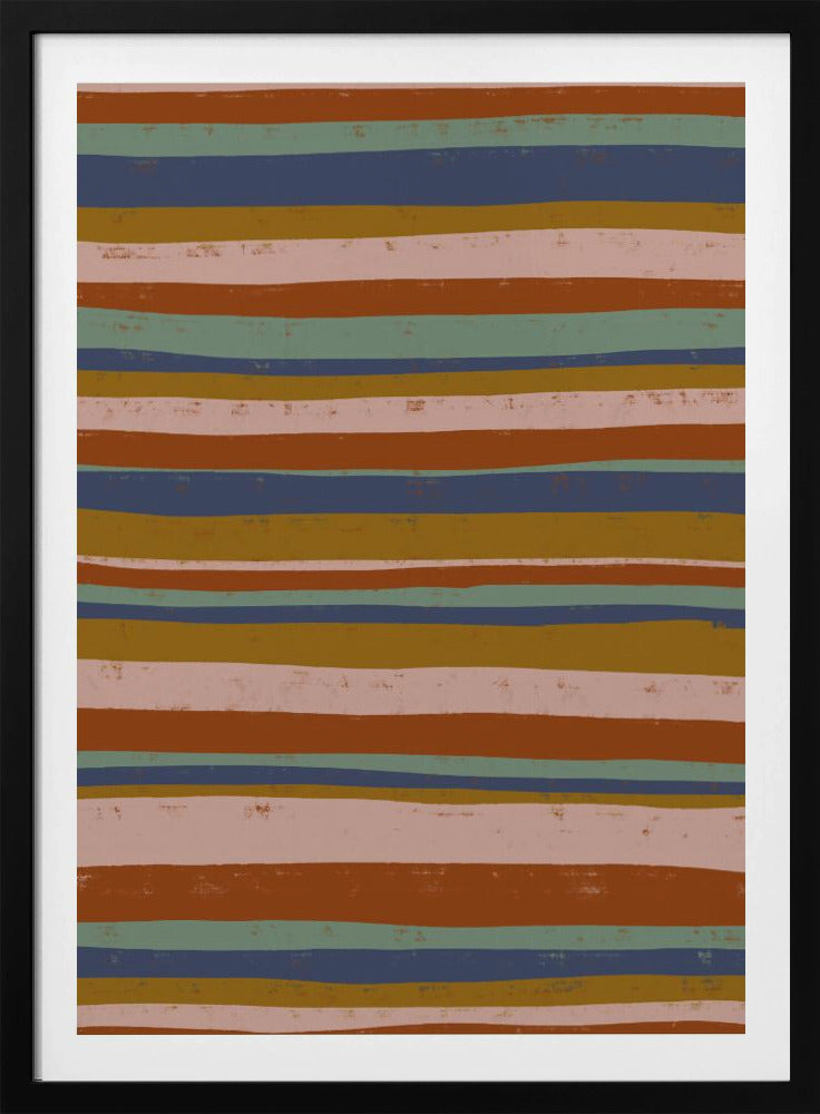 Aardse Strepen Flow | Poster