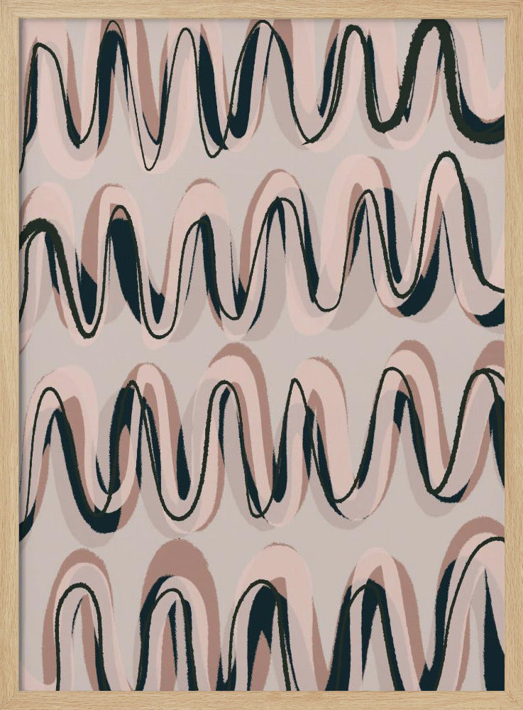 Ritmische Golven | Poster