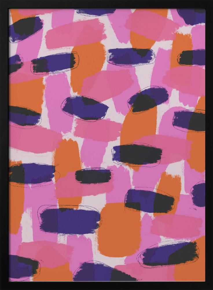 Vibrant Brushstrokes | Poster