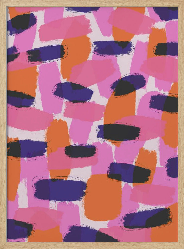 Vibrant Brushstrokes | Poster