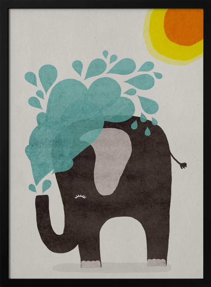 Olifant spettert | Poster