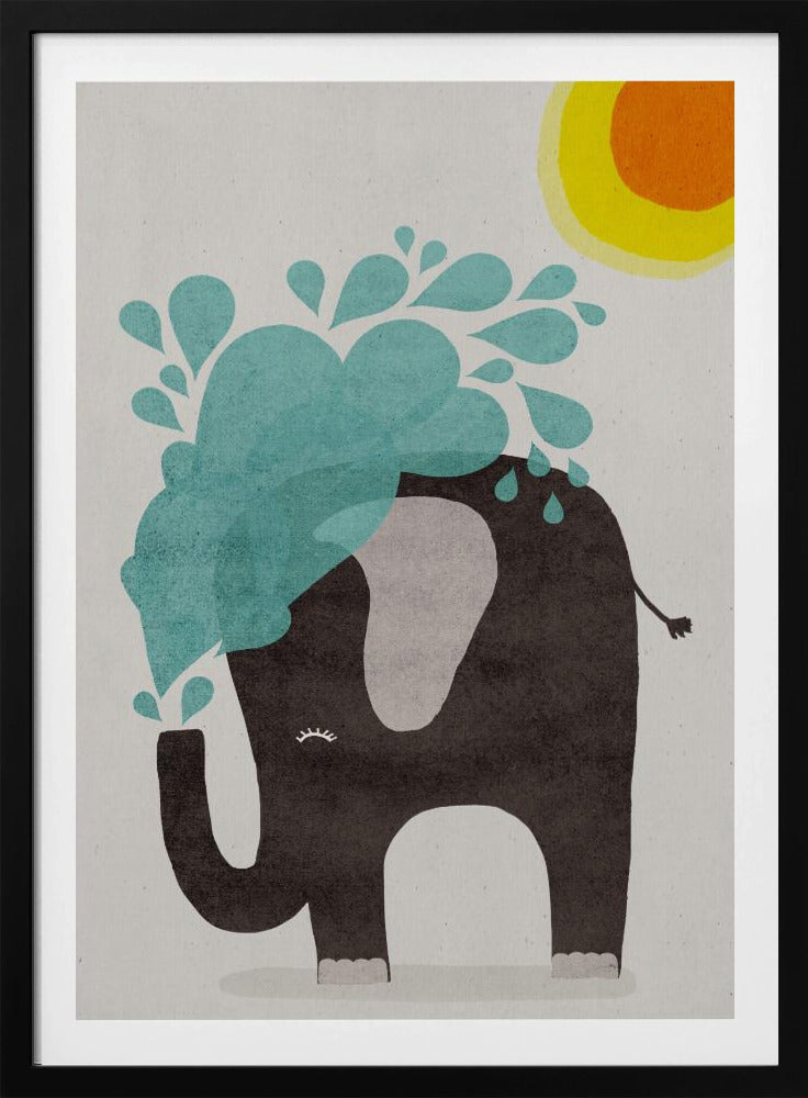 Olifant spettert | Poster