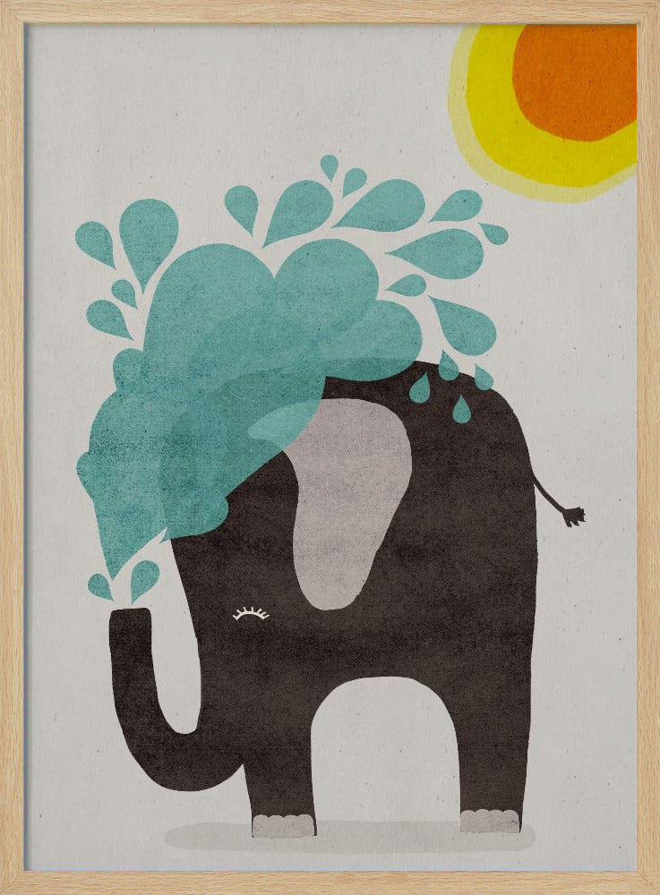 Olifant spettert | Poster