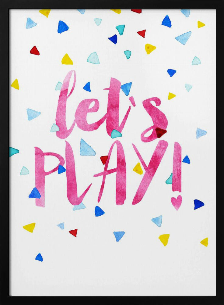 Speelse Confetti Explosie | Poster