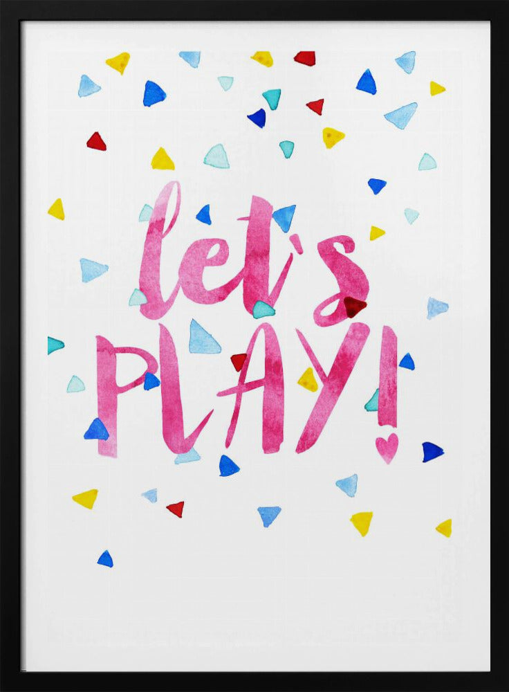 Speelse Confetti Explosie | Poster