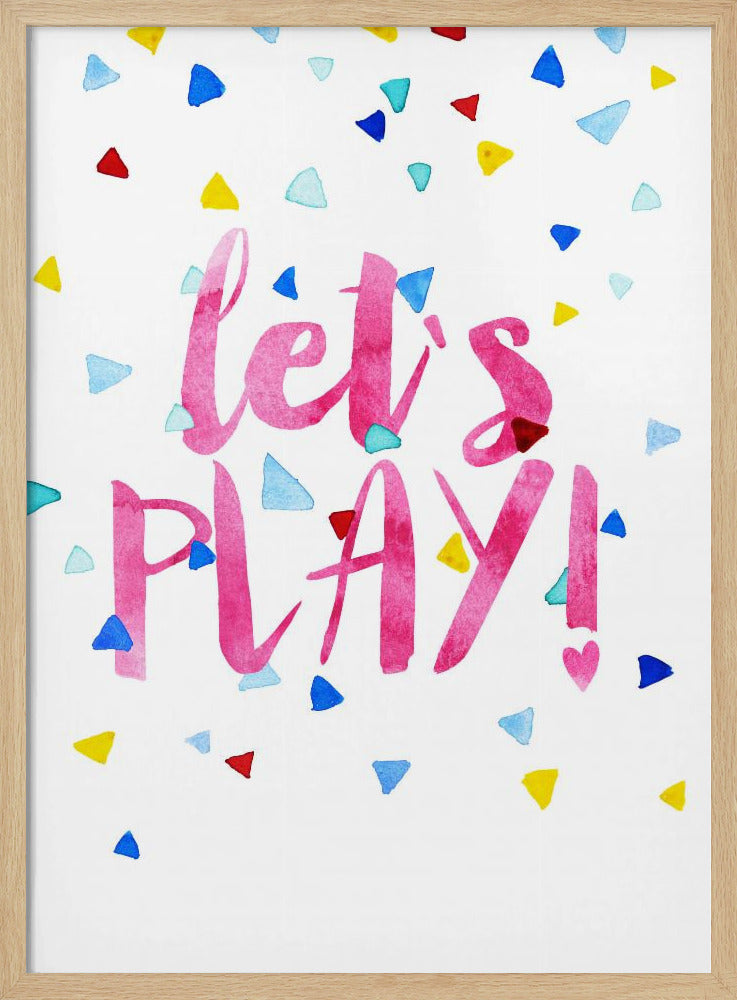 Speelse Confetti Explosie | Poster