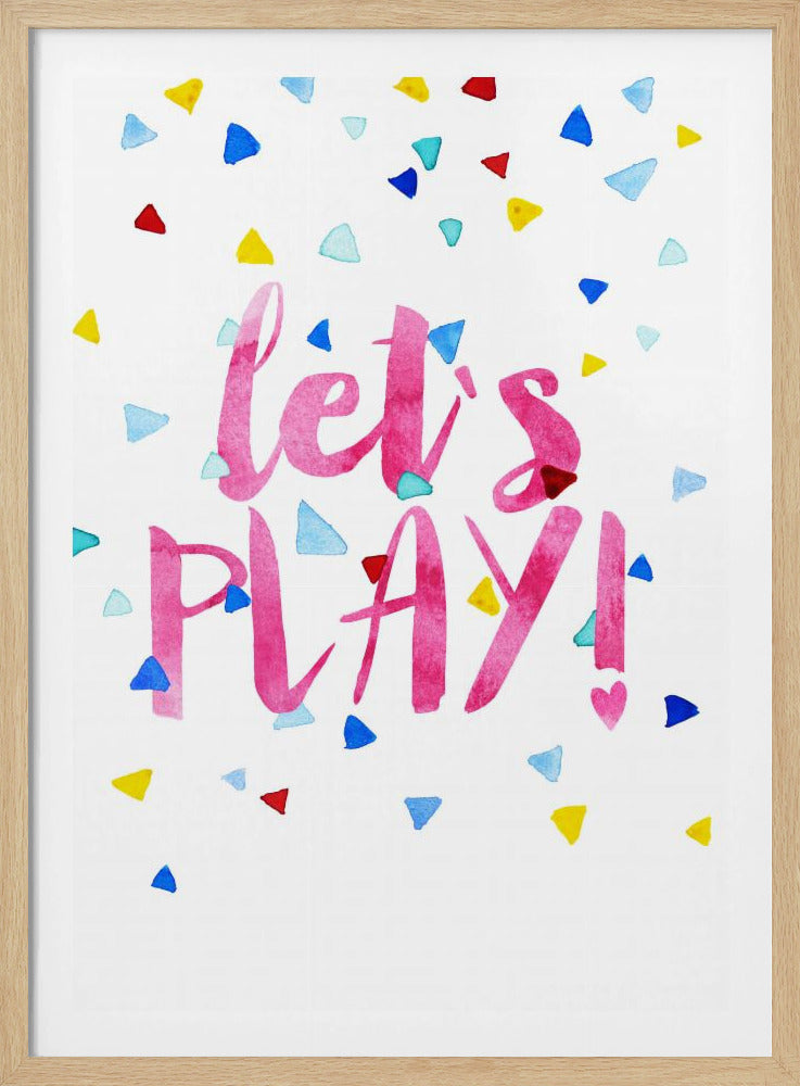 Speelse Confetti Explosie | Poster