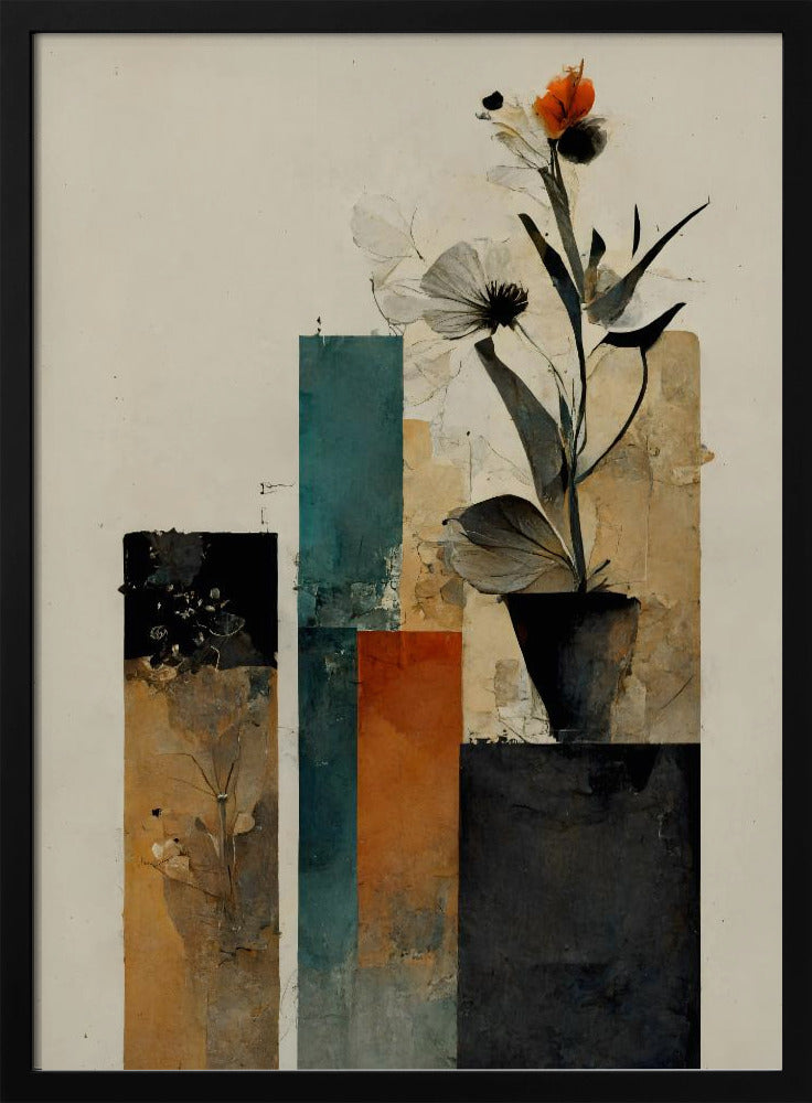 Abstracte bloesems | Poster