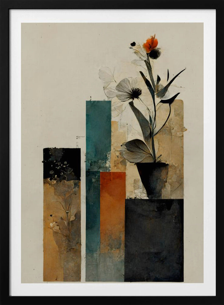 Abstracte bloesems | Poster